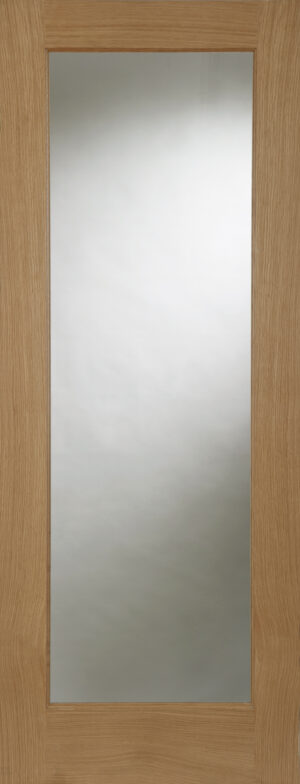 Unfinished Oak Pattern 10 Glazed FD30 Fire Door