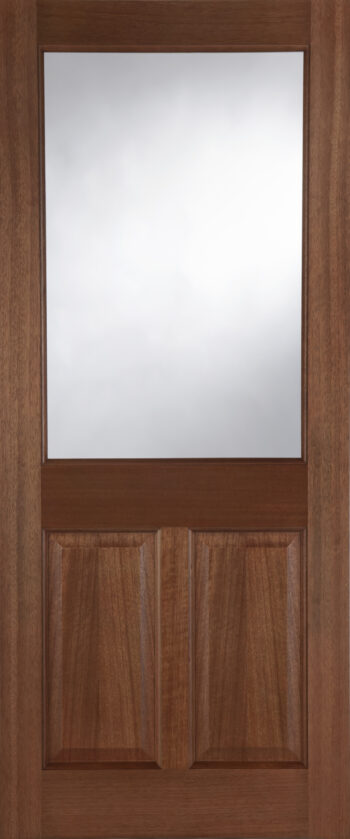 External Hardwood 2XG 2 Panel Un-glazed