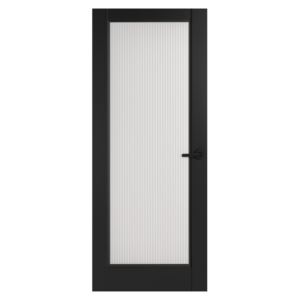 Black Ravenna Reeded 1 Light