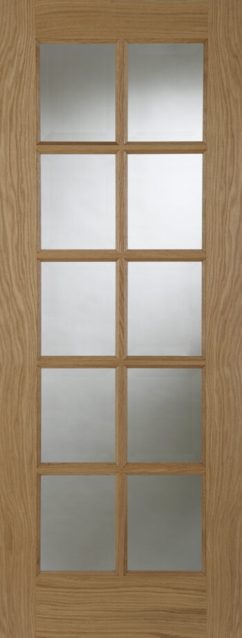 Unfinished Oak 10 Light Glazed