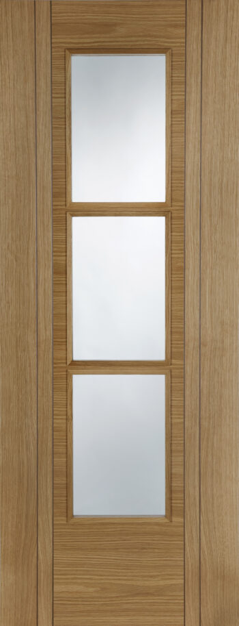 Pre-finished Oak Capri 3 Light Glazed