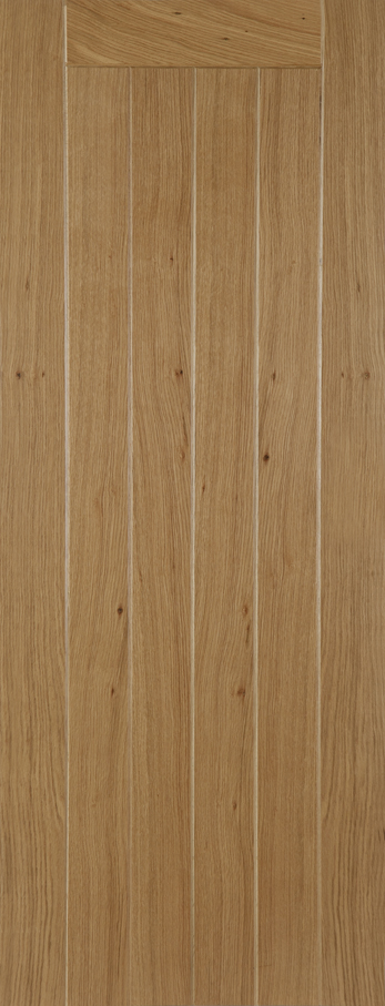 Unfinished Oak Framed Ledged & Braced