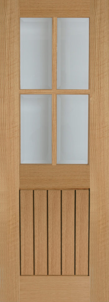 Unfinished Oak Mexicano 4 Light Glazed