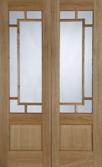 Pre-finished Oak Orient Glazed Pair