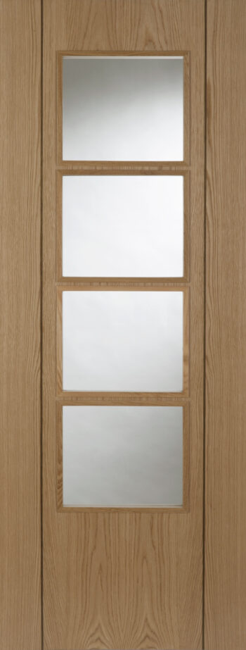 Pre-finished Oak Vision 4 Light Glazed