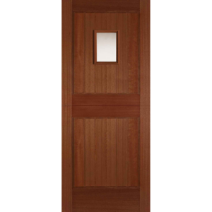 External Hardwood Stable 1 Light Un-glazed