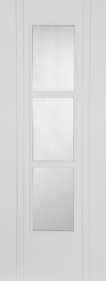 White Primed Capri 3 Light Glazed