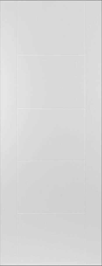 White Primed Iseo FD30 Fire Door
