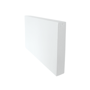 White Primed Skirting 96mm (4X3 Metre Lengths) Square Profile