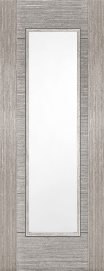 Pre-finished Light Grey Corsica 1 Light Clear Glazed